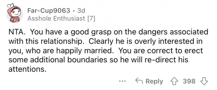 Boundaries are definitley needed here.