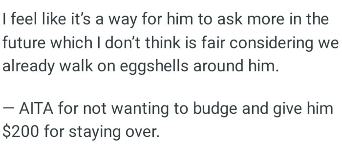 The OP does not think that it is fair