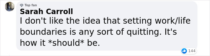 It's how it should be.