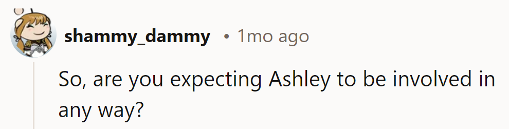 Ashley might end up with more than just an auntie title if 