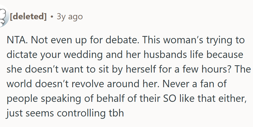 Not even up for a debate