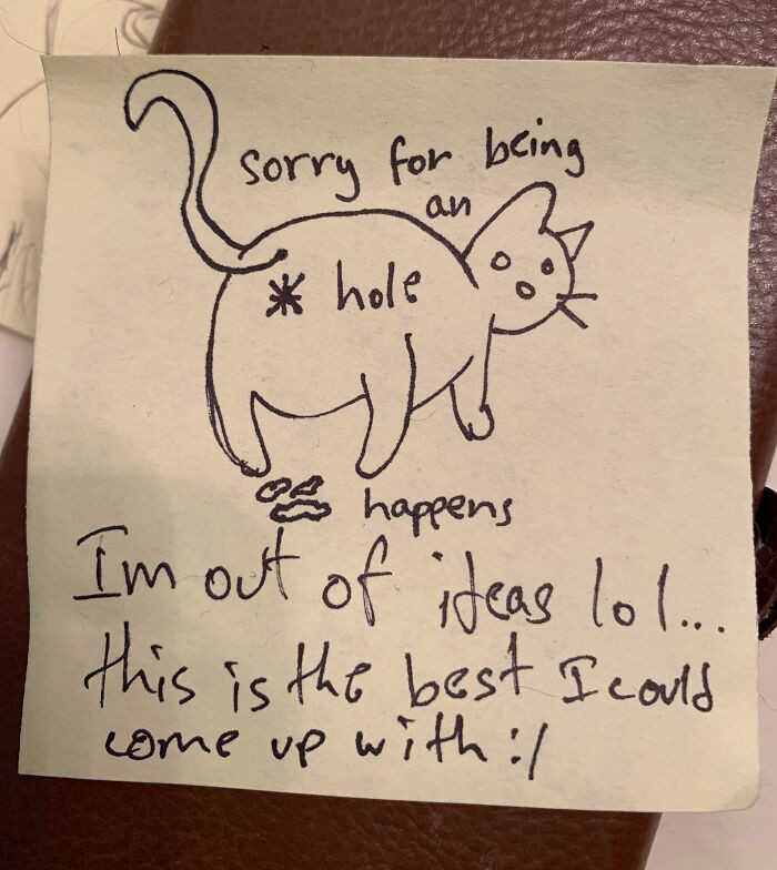 "This Apology Note From My Husband"