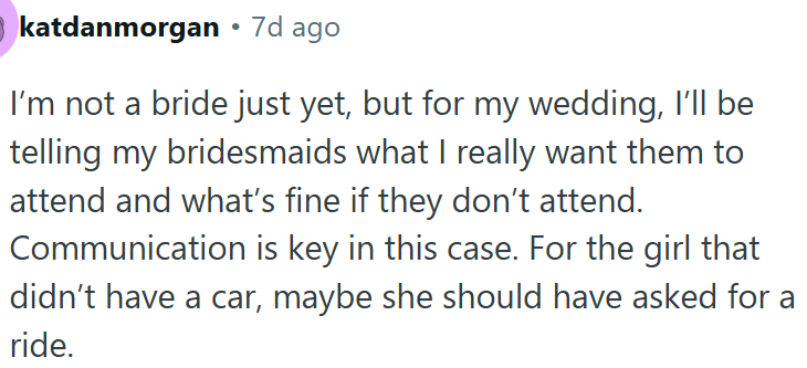 Communication is key in this case.