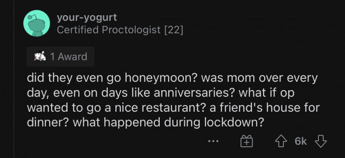 How did this man survive this long by just eating his mother's cooking?