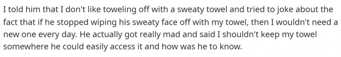 She then said she told him how she felt, but obviously, he didn't take it well.