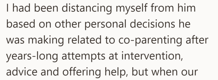 This wasn’t a sudden fallout. The distance had been building for a long time.