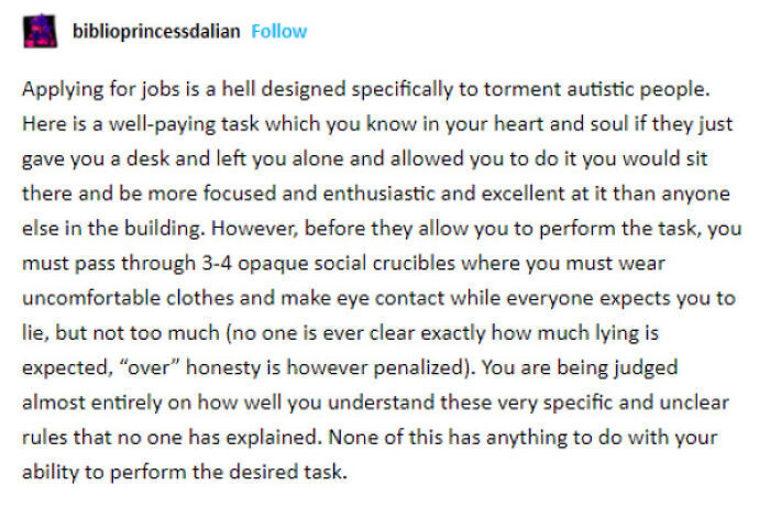 12. Employers should give chances and find a place for someone. You will never know if that person is the best fit for the position.
