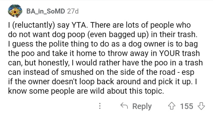 Be a responsible dog owner.