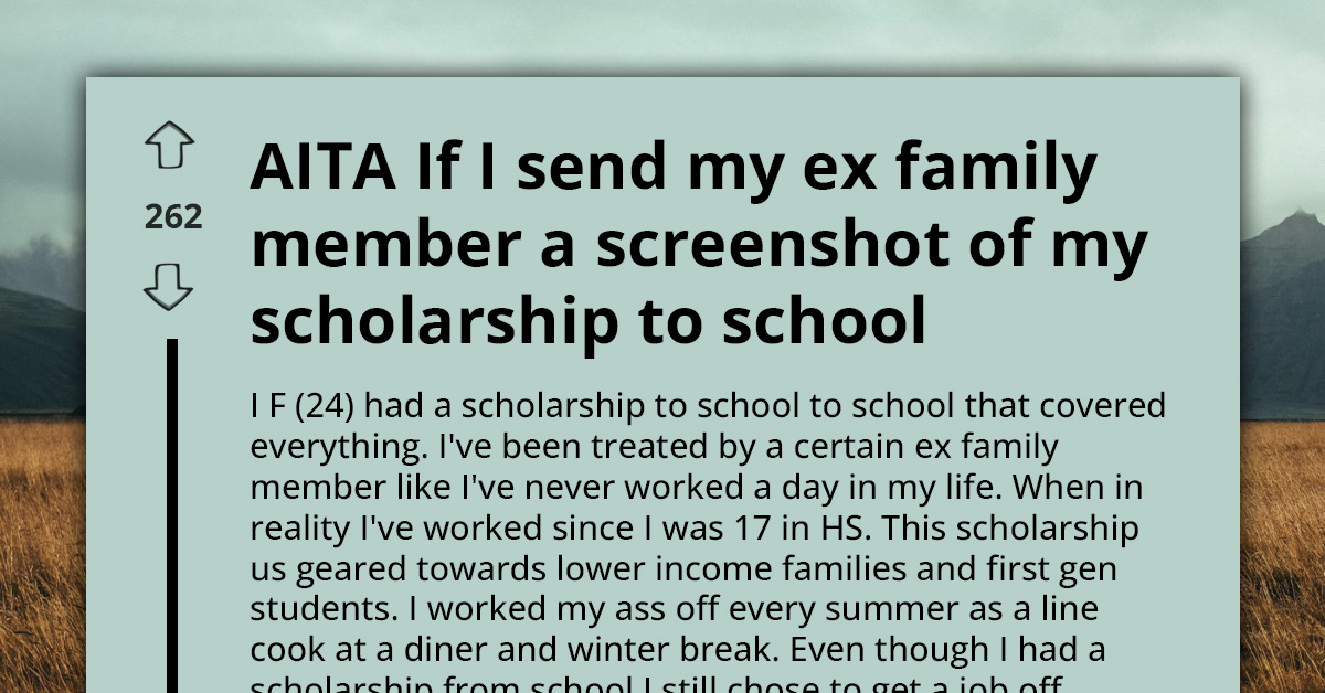 She Got a $13K Scholarship Refund—Then Clapped Back at a Family Member Who Said Her Hard Work Didn’t Matter