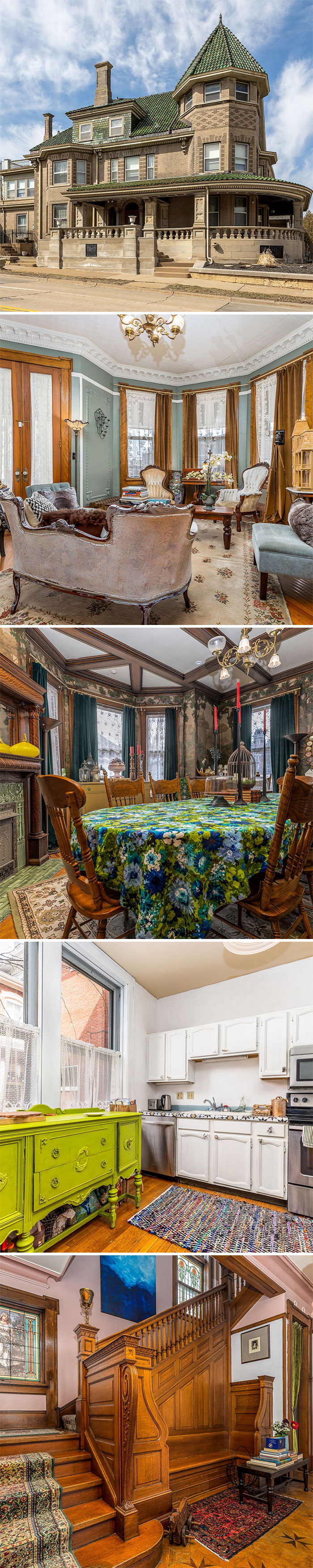 9. Check out this awesome Edwardian-style home in Dubuque, IA, listed at just $430,000!