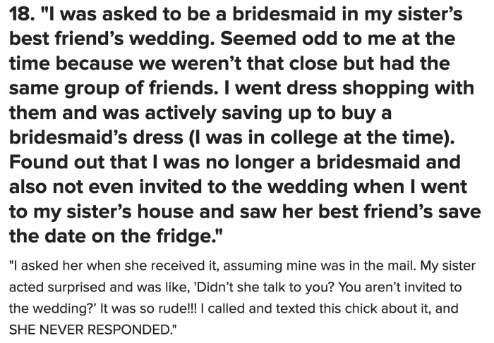 An odd way to start and ghosting at the end. A recipe for disaster