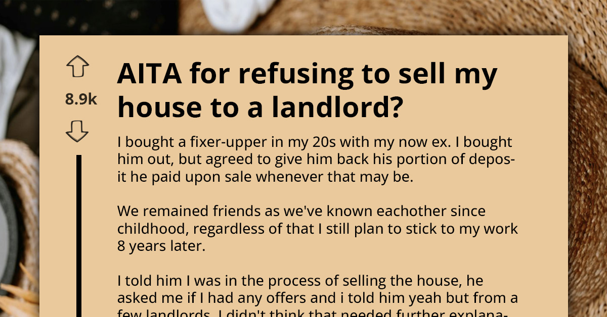 Homeowner Protects Neighborhood By Declining Landlord Bids On Starter House, Co-Owner Wants Quick Sale