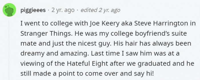 4. Joe Keery and his hair always seem to have made quite the impression on people, and how could they not?