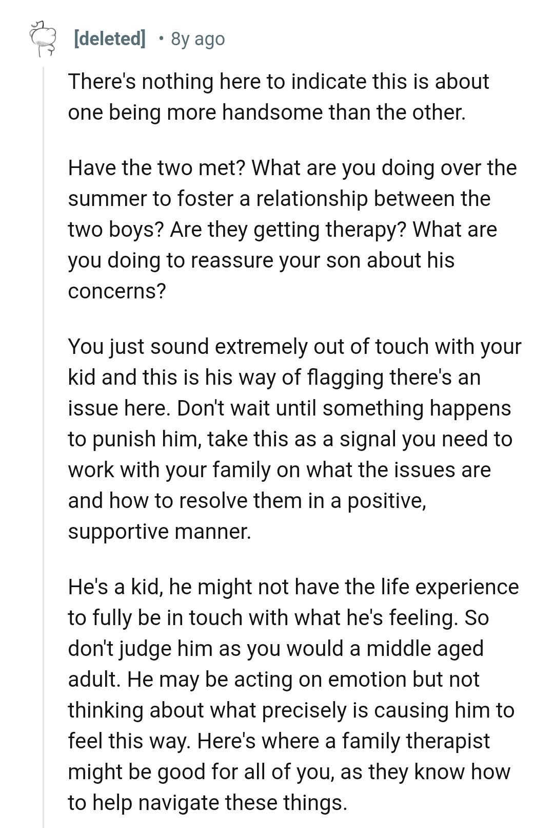 Let's head into the comments section and find out what other Redditors have to say regarding the story