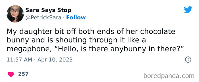 43. Any Bunny in There?