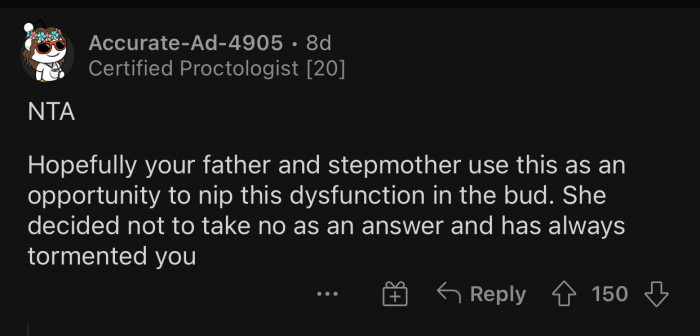 The torment needs to eventually end.