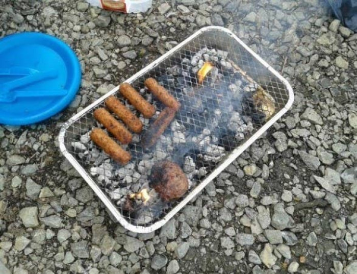 11. Having grills that look like this. It is simply not wise to spend much on a grill in a country where it rains all the time.