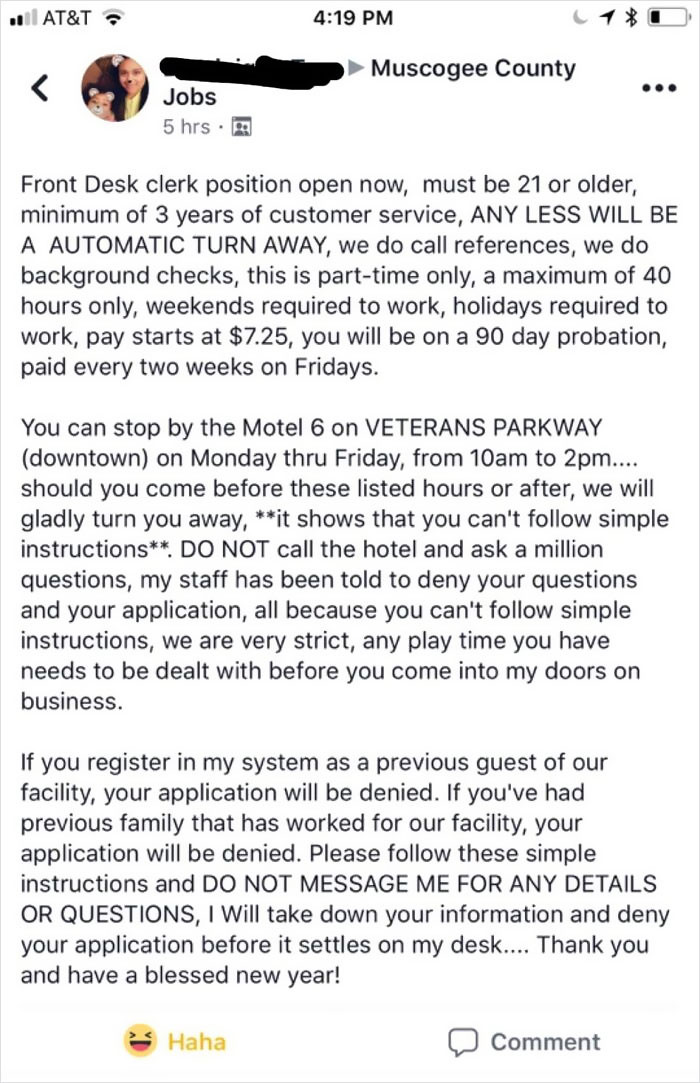 17. We can’t accuse them of lying about the job offerings, though.