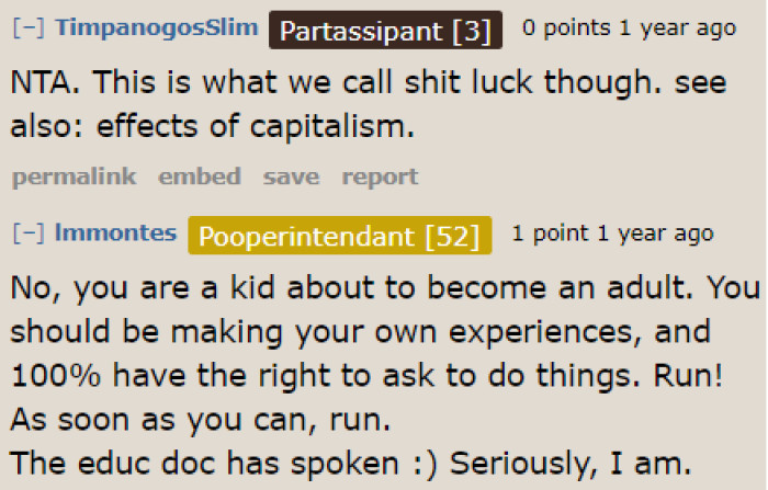 The OP Needs to Leave This Home as Soon as She's Able to. She Wouldn't Be Able to Live Her Life to the Fullest with a Parentifying Mom.