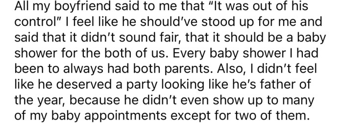 The Redditor's boyfriend said it was 