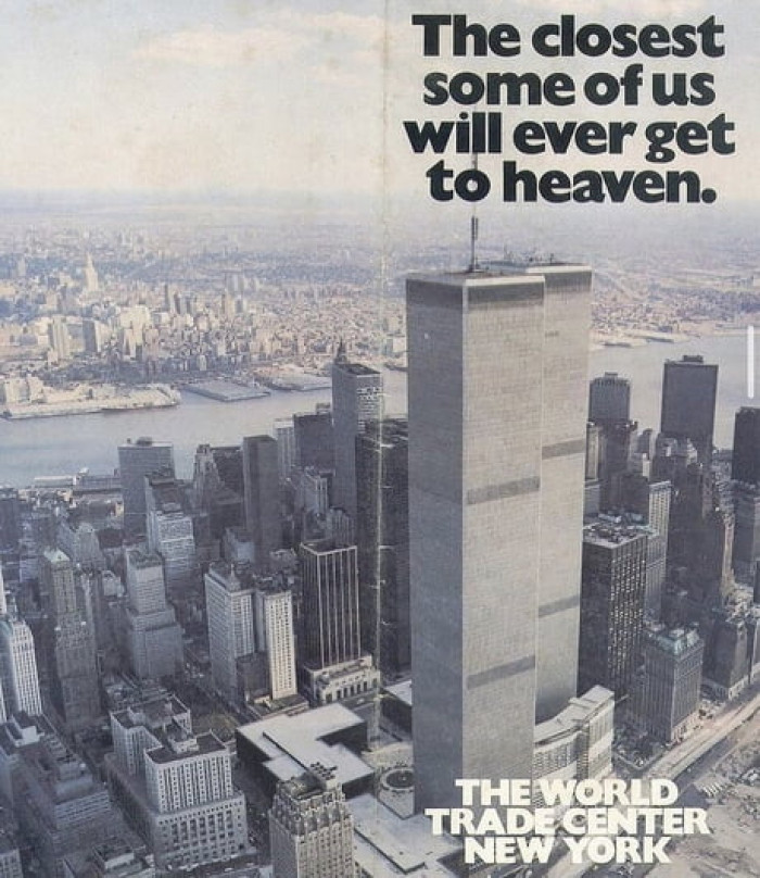 16. “The closest some of us will ever get to Heaven” -- World Trade Center (1980)”