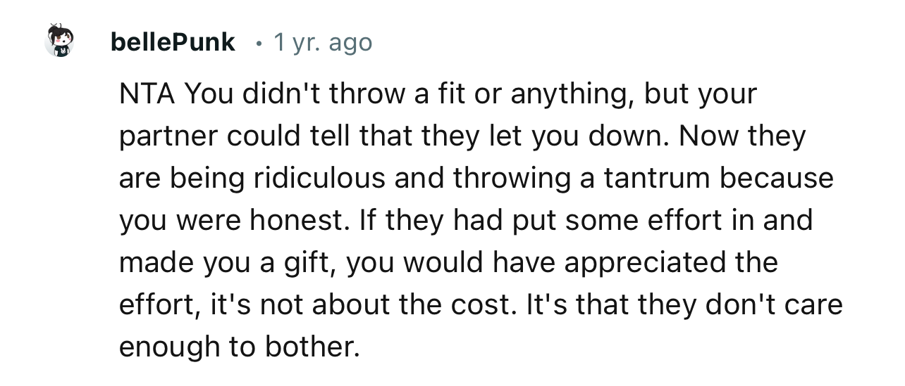 “NTA…It's Not About the Cost. It's That They Don't Care Enough to Bother.”