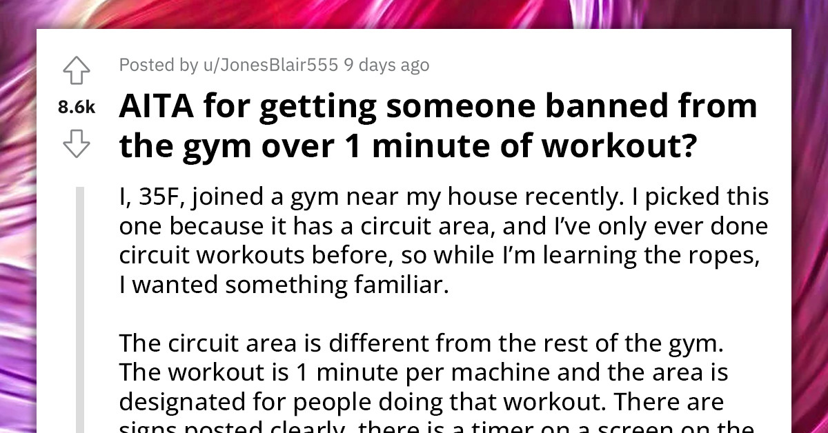 Woman Reports Fellow Gym Member For Spending More Than One Minute On A Machine, Gets His Membership Revoked
