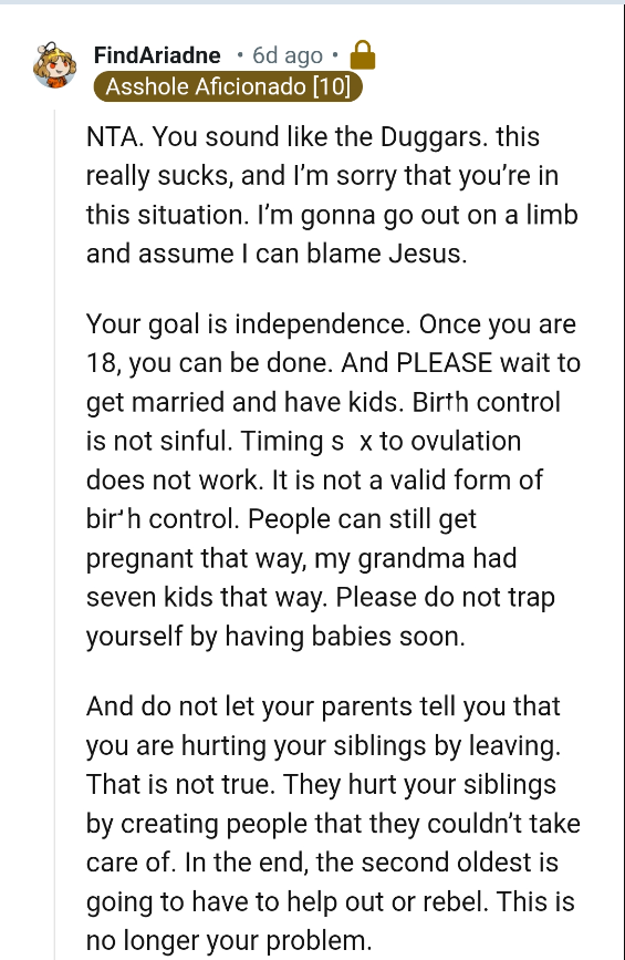OP's Goal Is Independence
