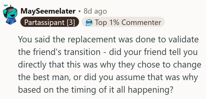 A fair point—sometimes what feels like rejection might just be a misunderstanding.