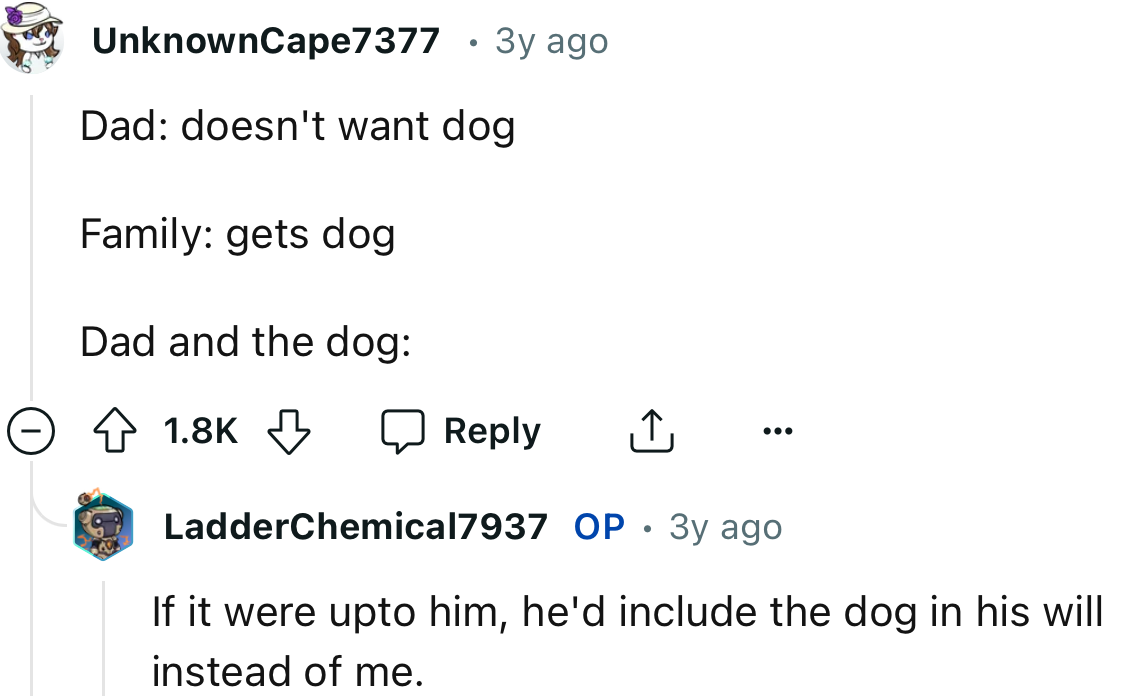 An interesting course of events