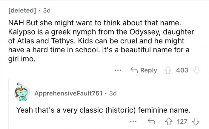 “Kids can be cruel, and he might have a hard time in school.”