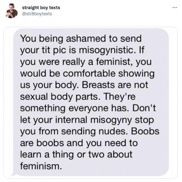 24. yOu nEeD to LeArn a THiNG OR TWo aboUt feMInsIm