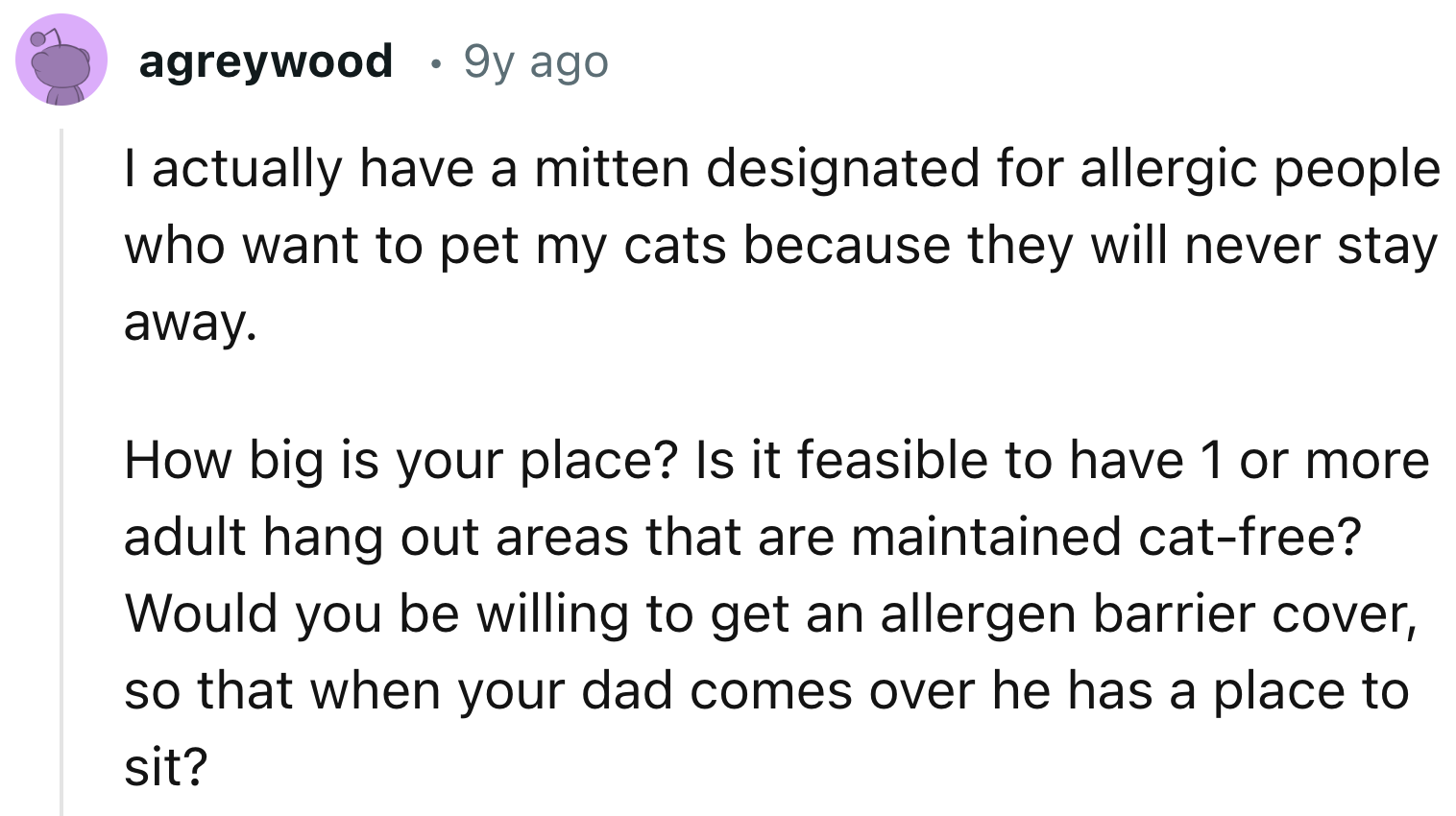 Mitten Designed For People Allergic To Cats