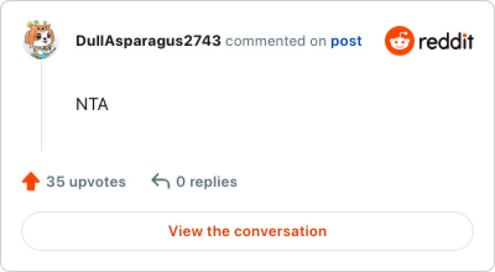 For this Redditor, it's simply...