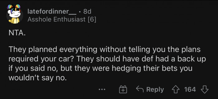 The fact that they didn't have a backup plan proves their bad intentions.