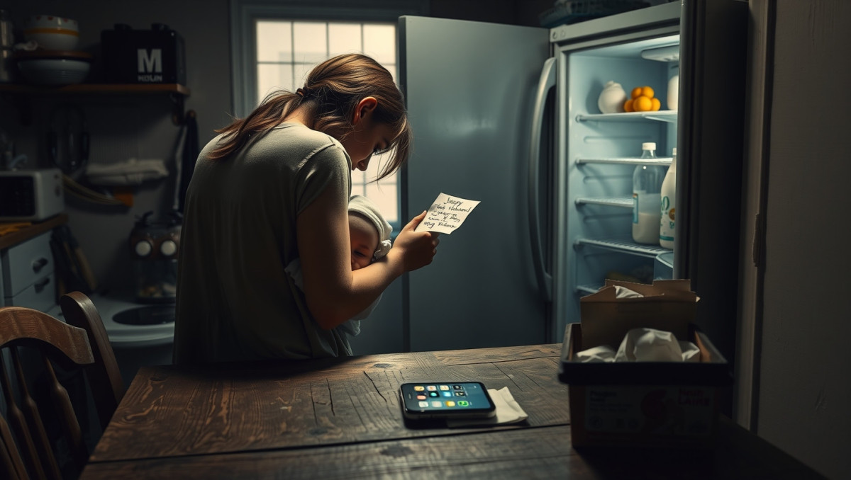 Woman's Generous Offer To Struggling New Mom Backfires After Receiving A Shocking Grocery List