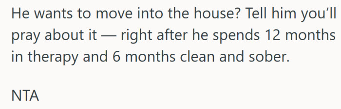 Sometimes love means rooting for someone from a safe distance until they’re ready to rebuild.