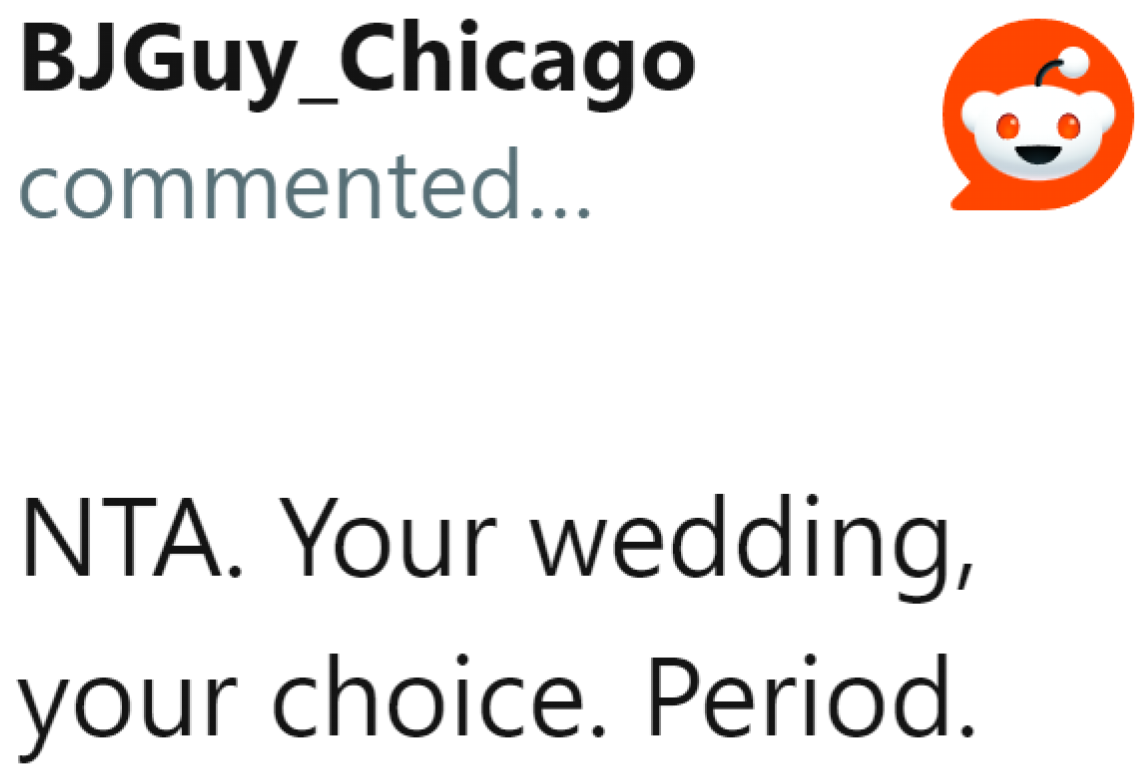 Only the OP gets to decide on this matter, regardless of what her dad feels about it.