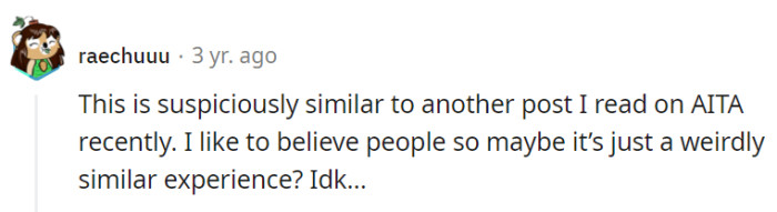 Maybe it's a glitch in the matrix!