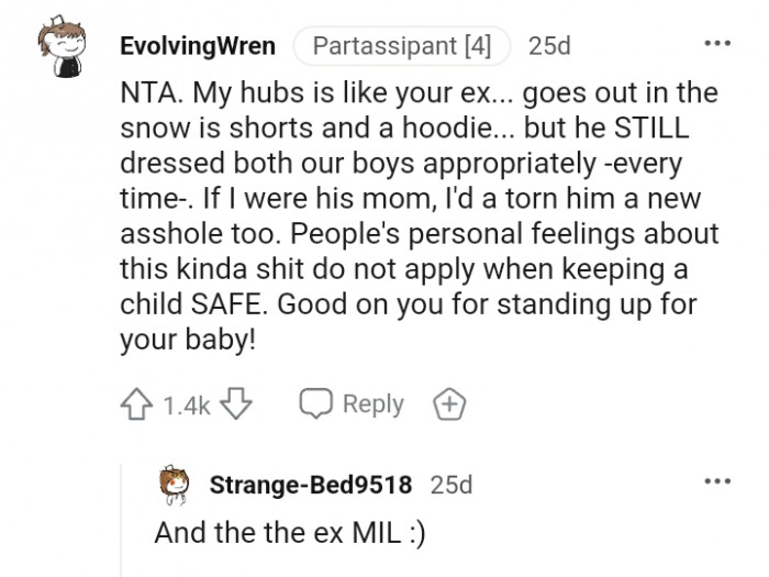 Good on you for standing up for your kid