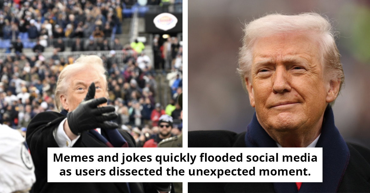 Fans React to Trump's Coin Toss Mishap at Football Game