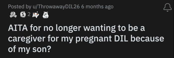 OP's son only visits his wife every Friday to Sunday despite her condition