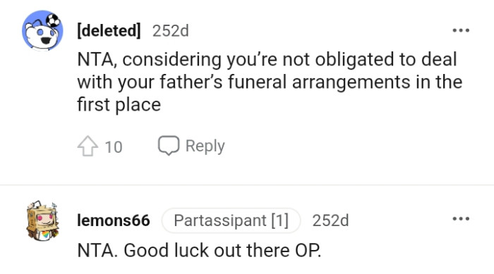 The OP's not obligated to do what he doesn't want