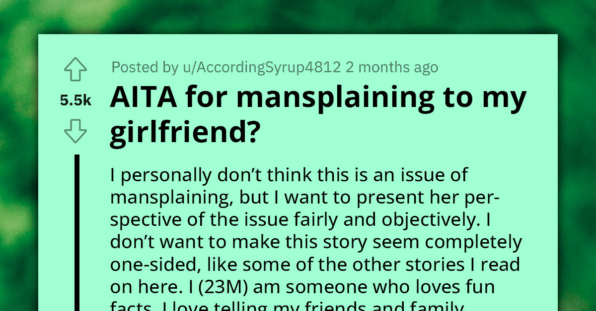 Redditor Furious His GF Doesn't Share His Love For Trivia, She Doesn't Care That Styrofoam Containers Are Made From Polystyrene