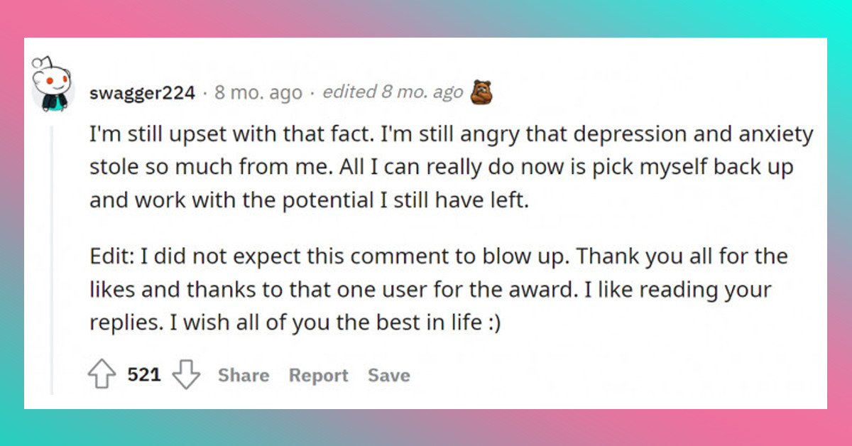 Women Who Grew Up With Wasted Potential Share Their Stories On Reddit And How They Cope With The Fact That Life Didn't Go The Way They Wanted It To