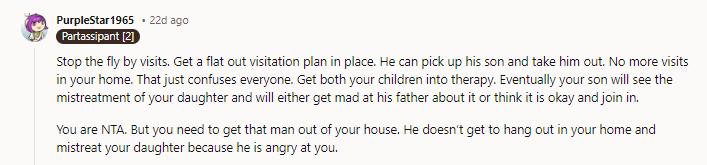 Let the dad take the son to play at McDonald's then.