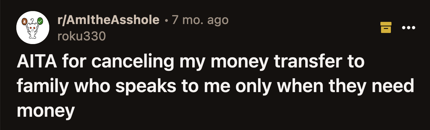 OP is saddened and upset about what she learned. She hasn't sent any money to her family in the Philippines since then.