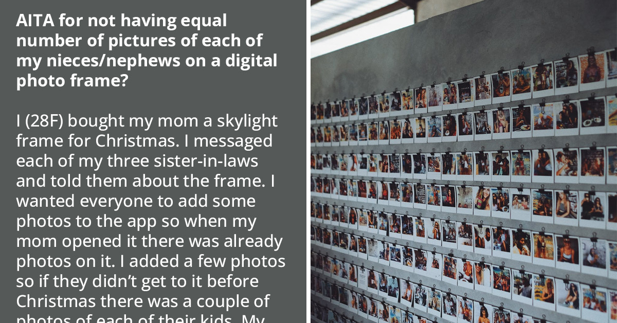 Entitled Woman Raises Hell Because She Believes Her Kids Didn't Get Enough Exposure On Family Photo Frame