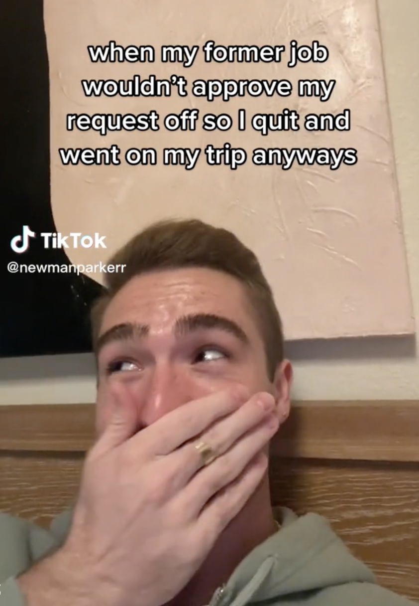 TikTok user Newman, who is @newmanparkerr went to the social media platform to talk about the situation in detail and tell us what really happened.