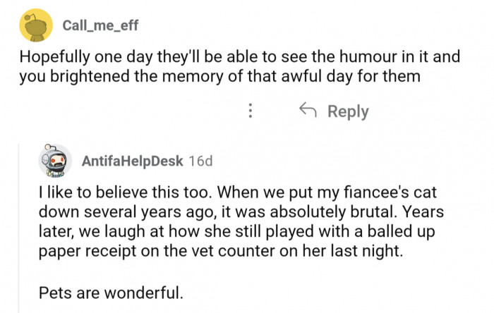 And many shared the same sentiment that hopefully the devastated couple will be able to look back on this and laugh